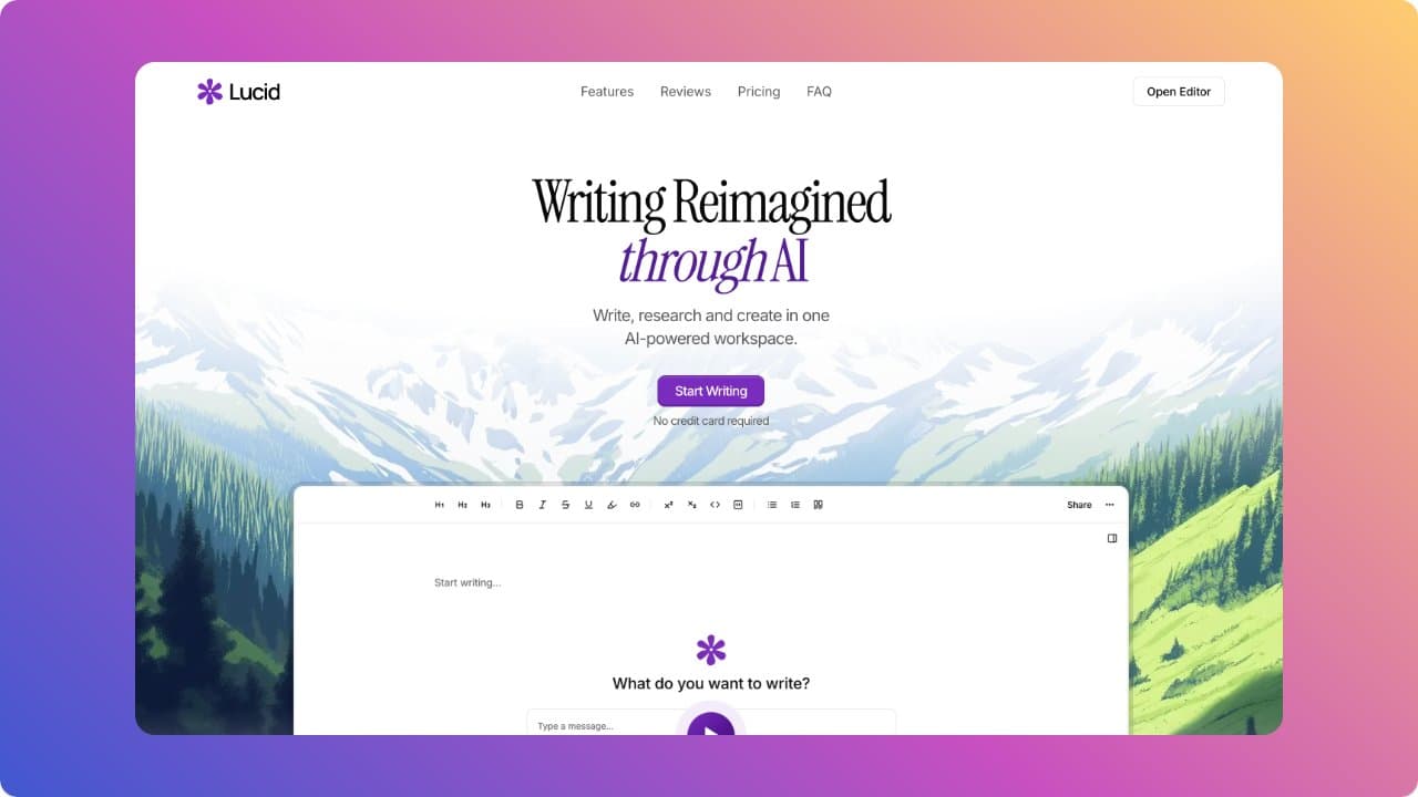 Image Card Lucid Editor